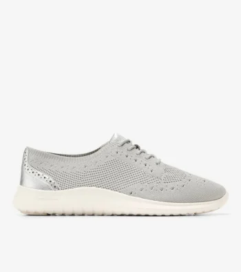 Sale Cole Haan Women's ZER&Oslash;GRAND Meritt Stitchlite&trade; Oxfords Silver