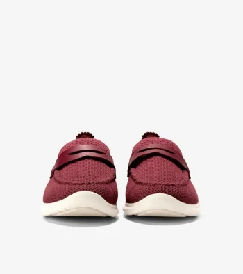 Fashion Cole Haan Women's ZER&Oslash;GRAND Meritt Stitchlite&trade; Loafers BlackCherry-Ivory