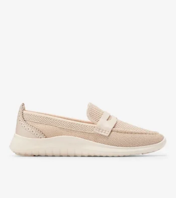 Sale Cole Haan Women's ZER&Oslash;GRAND Meritt Stitchlite&trade; Loafers GoldStitchlite&trade;-Sandollar