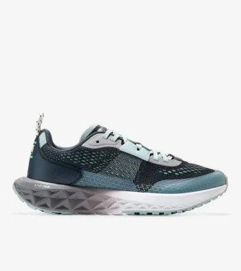 Best Cole Haan Women's ZER&Oslash;GRAND Outpace III All-Terrain Running Shoes Blueberry-Ether-DecemberSky