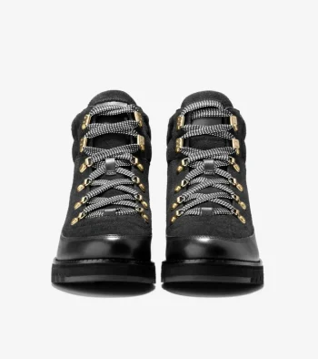 Discount Cole Haan Women's ZER&Oslash;GRAND Waterproof Elissa Hiker Boots Black